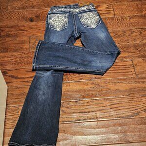 Westfield Eagle Womens S 3 Bootcut Jeans Flared Y2K Bell Bottoms Vintage Jewels